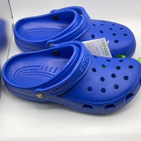 Crocs Classic Clog K, Blue Junior Size 5 - Picture 3 of 7